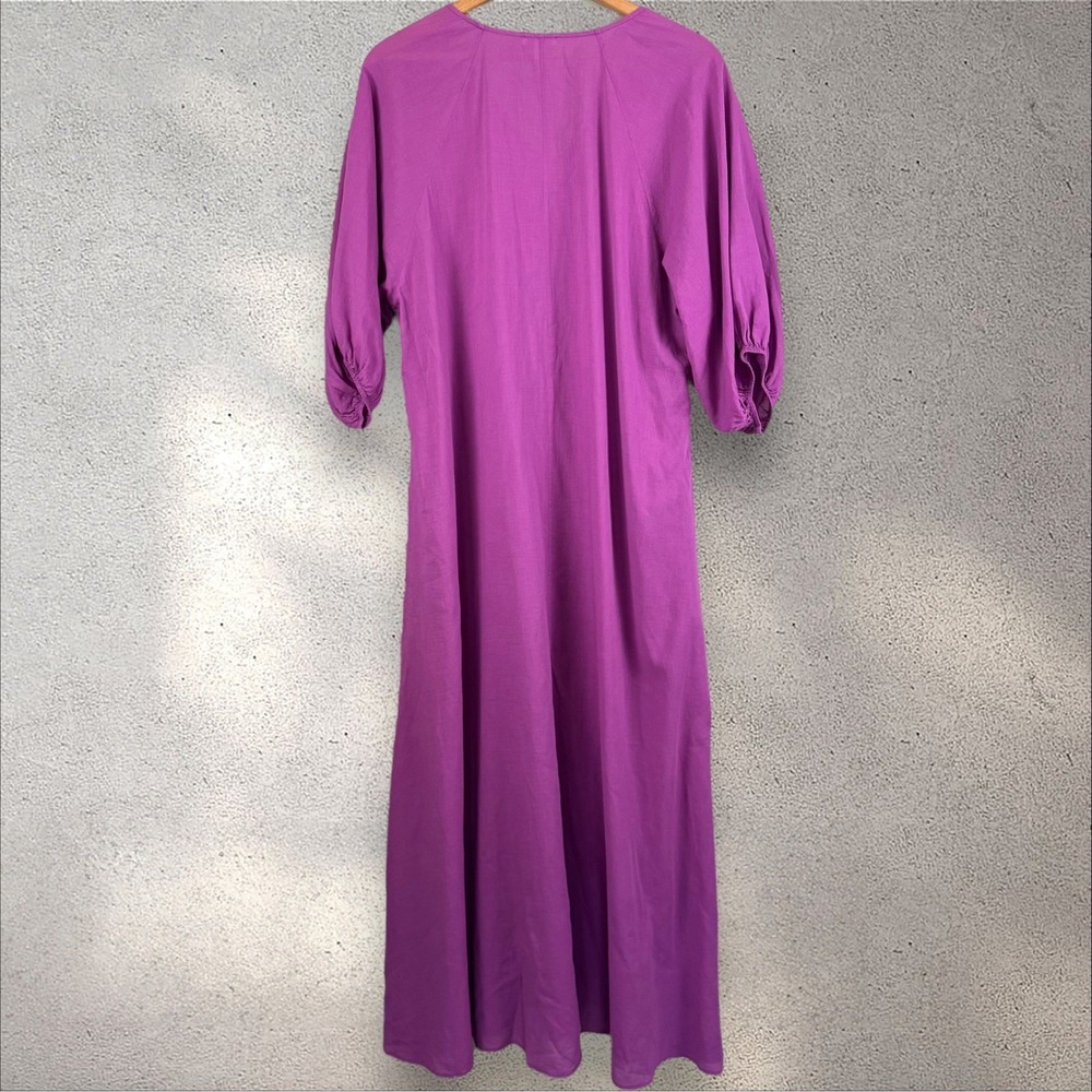 Johnny Was Cozy Purple Maxi Dress - Picture 5 of 6